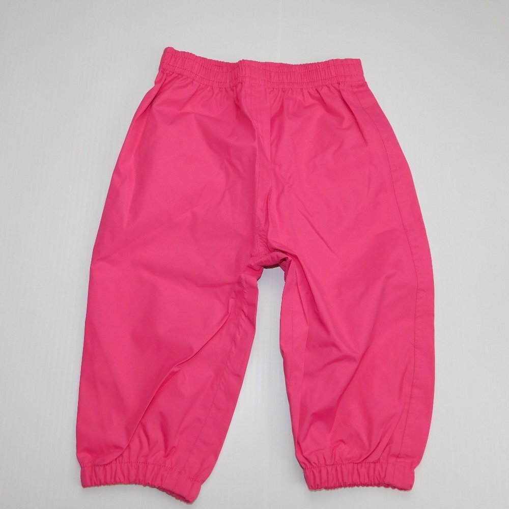 Calikids Baby Girl 12 Months Pink Waterproof Splash Pant 12M